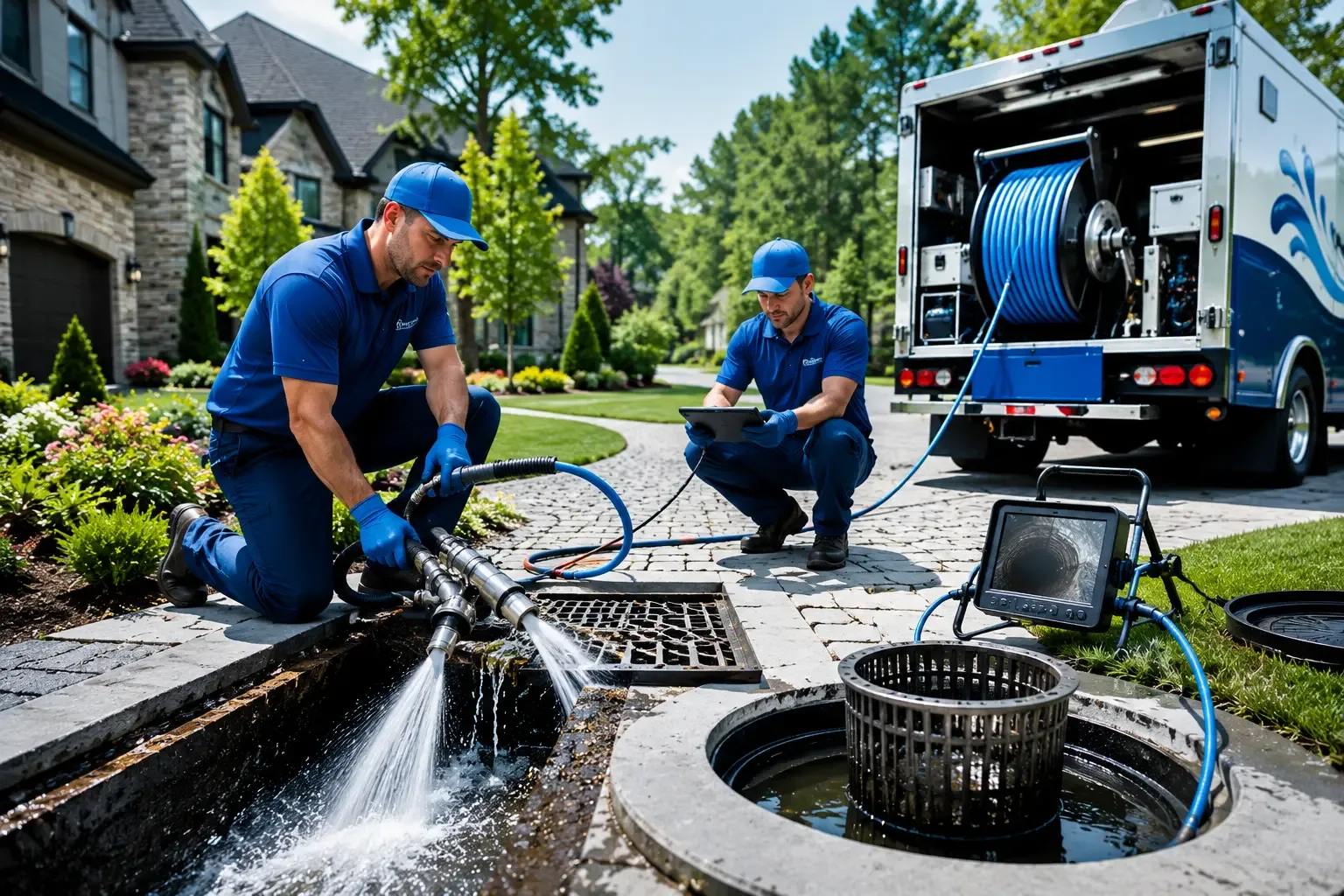 Local outdoor drain cleaning professionals in Claremont, MN