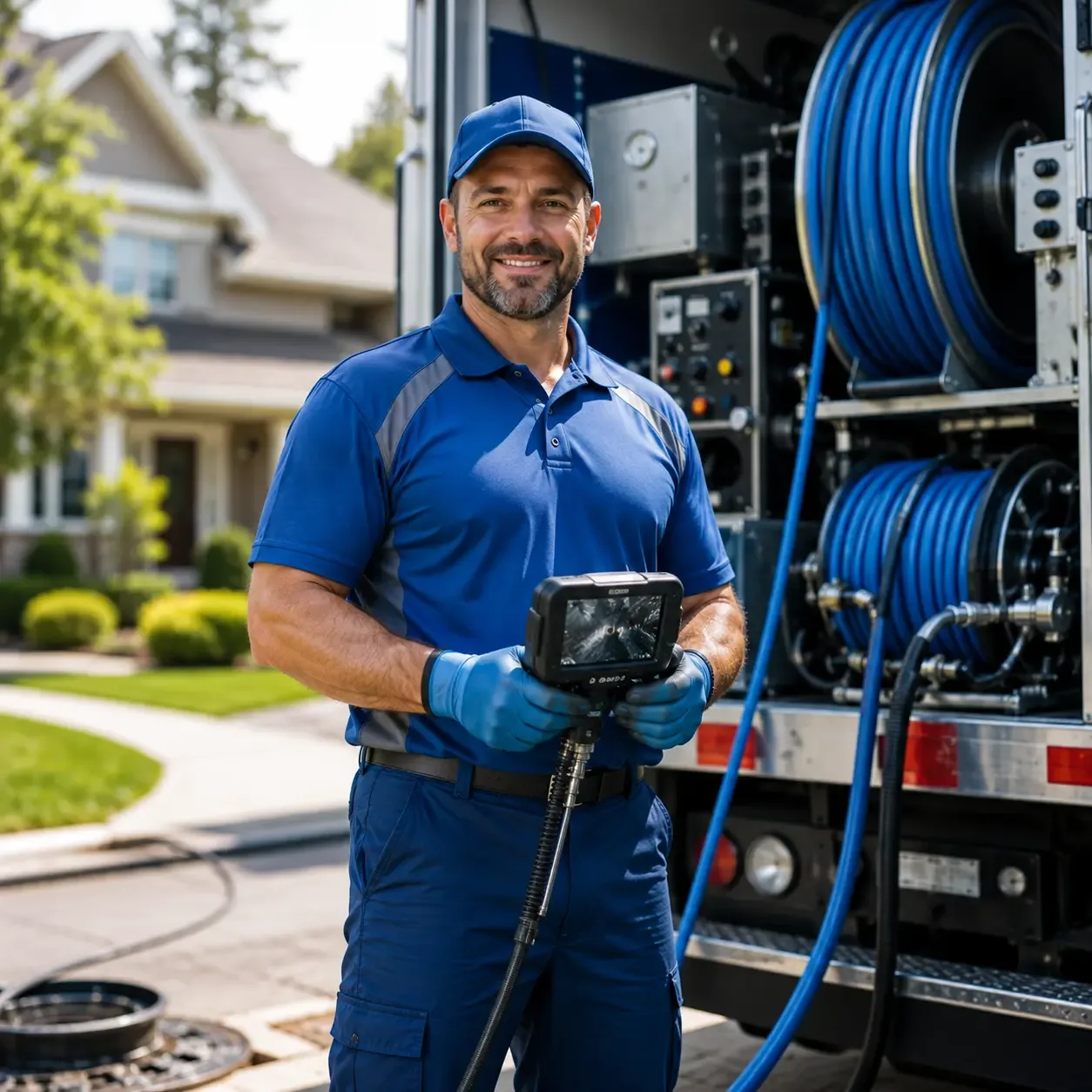 Local outdoor drain cleaning specialists in Claremont, MN